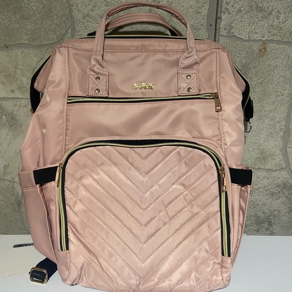 Handbags - Large Pink Backpack for Women